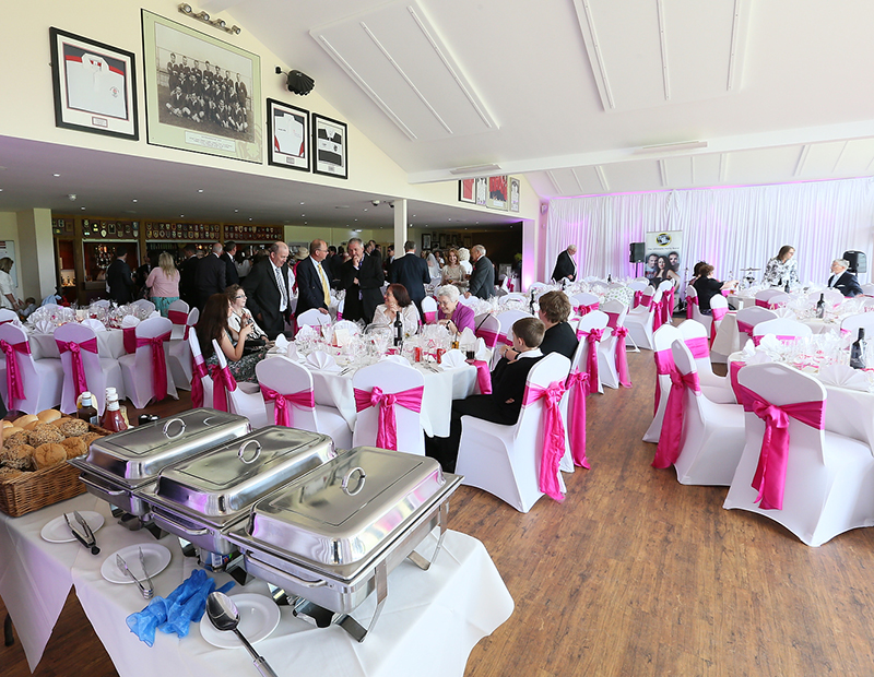 The Towcestrians Sports Club about to serve a wedding banquet